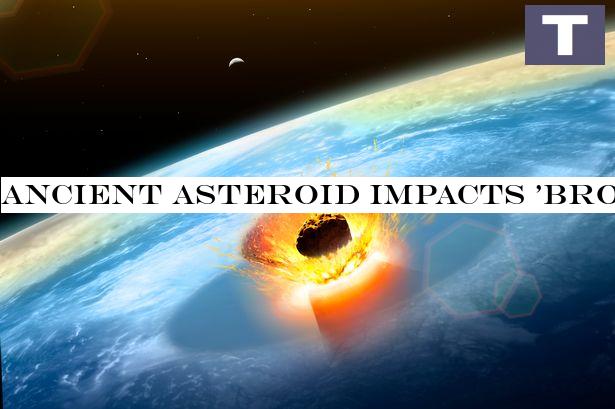 Ancient asteroid impacts 'brought building blocks of life to Earth'
