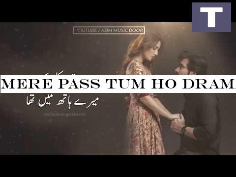 Mere Pass Tum Ho Drama Ost Urdu Lyrics Whatsapp Status | Pakistani Drama Song| Rahat Fateh Ali Khan