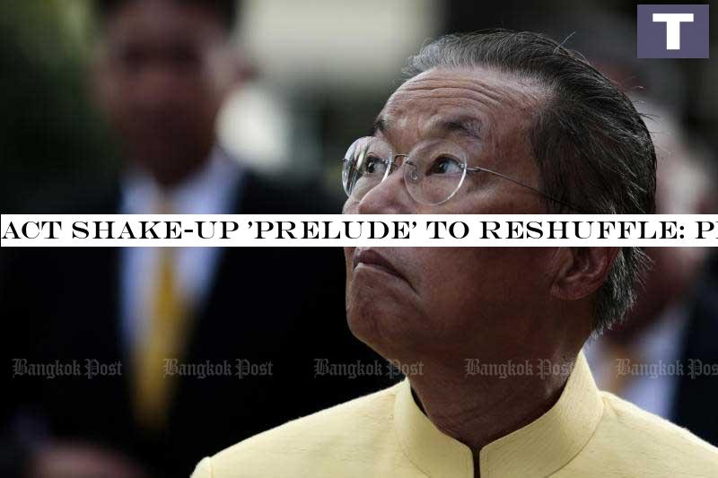 Labour Minister MR Chatu Mongol Sonakul has resigned as leader of the Action Coalition for Thailand. ACT shake-up 'prelude' to reshuffle: PPRP