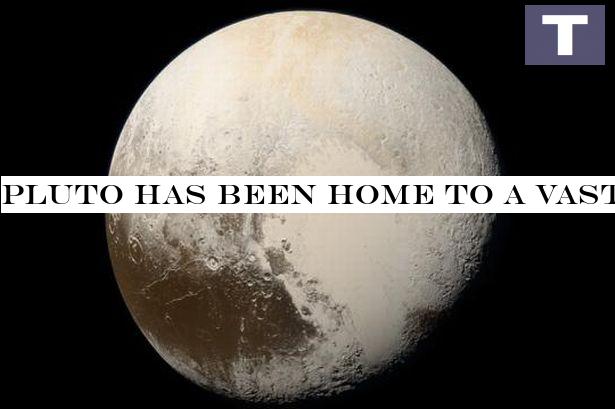 Pluto has been home to a vast ocean for 4.5 billion years, scientists claim