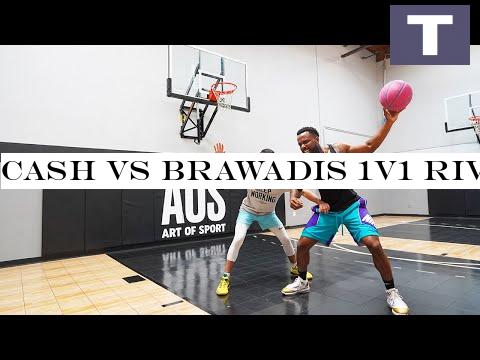 Cash vs Brawadis 1v1 Rivalry Basketball Game!