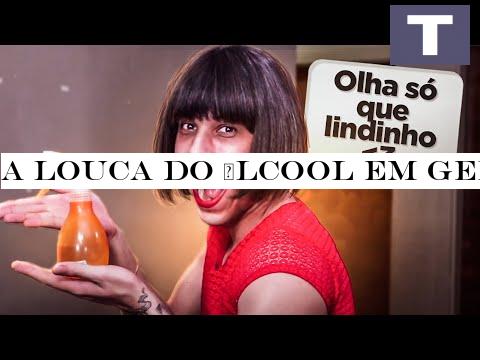 A LOUCA DO ÁLCOOL EM GEL