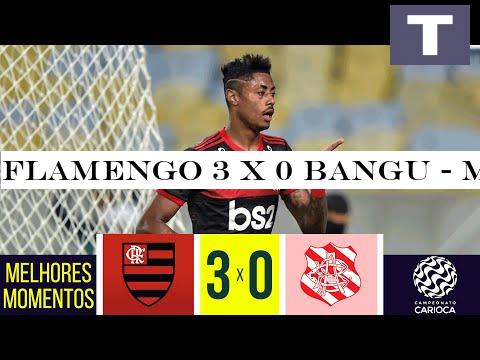 FLAMENGO 3 x 0 BANGU - Melhores Momentos - Campeonato Carioca (18/06/2020)
