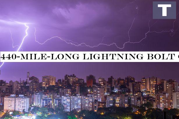 440-mile-long lightning bolt over Brazil confirmed as the longest ever recorded