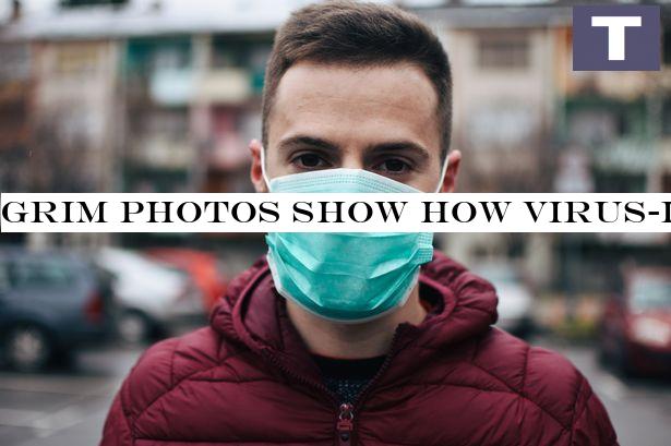 Grim photos show how virus-infected droplets spread if you don't wear a mask
