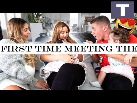 FIRST TIME MEETING THE NEWBORN BABY OF THE FAMILY!!! (UNEXPECTED GIFT REVEAL)