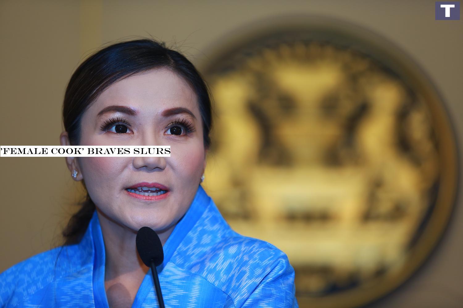 Narumon: Subject of 'sexist' remarks 'Female cook' braves slurs