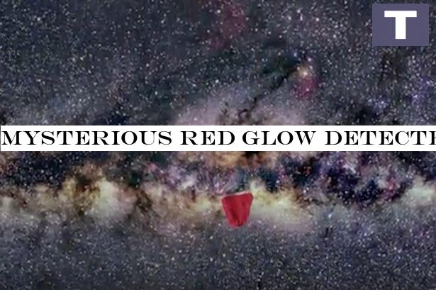 Mysterious red glow detected at the centre of the Milky Way for the first time