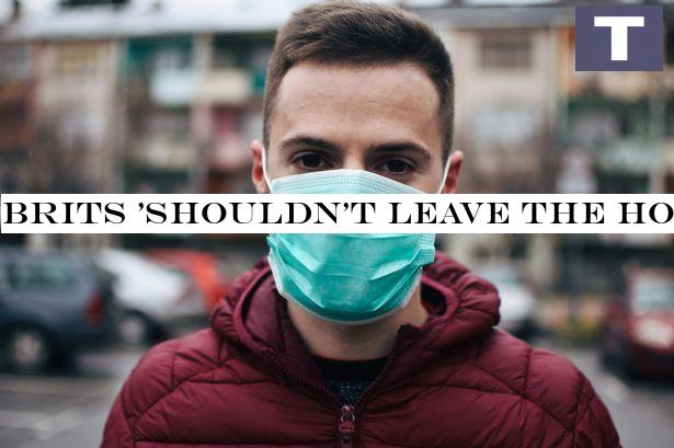 Brits 'shouldn't leave the house without a face mask on', expert claims