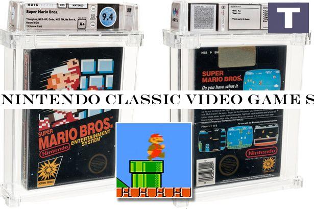 Nintendo classic video game Super Mario Bros sells for $114,000