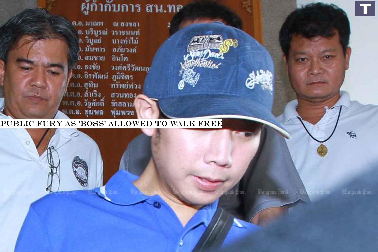 Vorayuth Yoovidhya was arrested in September 2012 after a black Ferrari ran into a motorcycle on Sukhumvit Soi 47. The motorcycleâ-#128;-#153;s rider, Pol Snr Sgt Maj Wichian Klanprasert of Thong Lor police station was killed. (Photo by Somchai Poomlard) Public fury as 'Boss' allowed to walk free