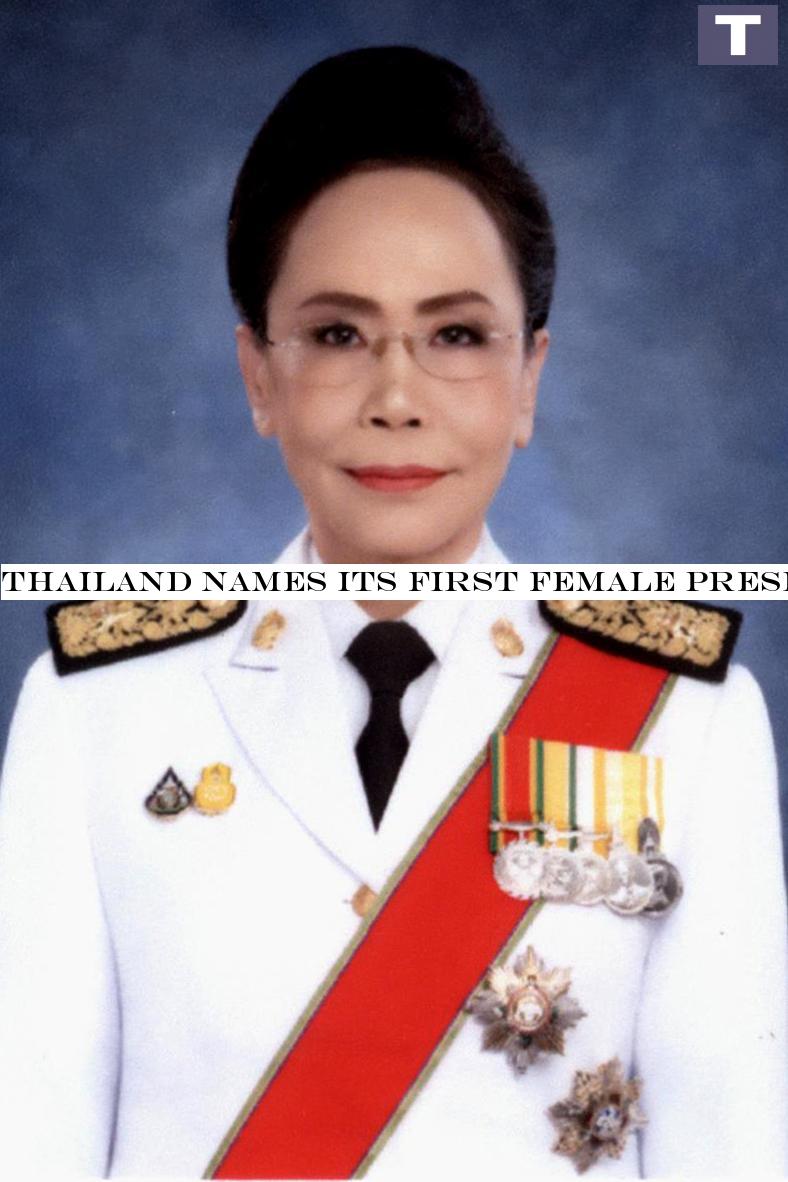 Thailand names its first female president of the Supreme Court