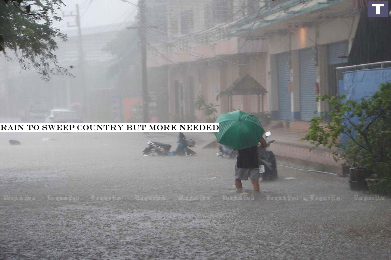 Rain to sweep country but more needed