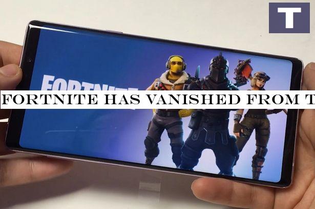 Fortnite has vanished from the App Store and Google Play Store & here's why