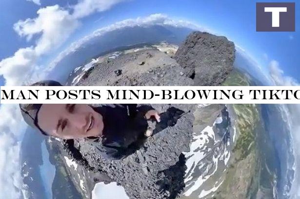 Man posts mind-blowing TikTok from mountain peak to disprove Flat Earth theory