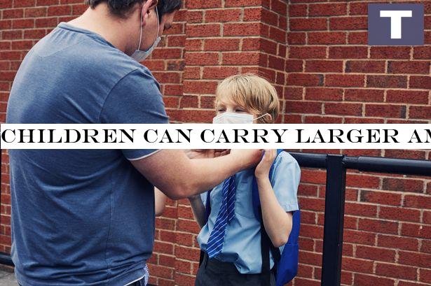 Children can carry larger amounts of coronavirus than adults yet no symptoms
