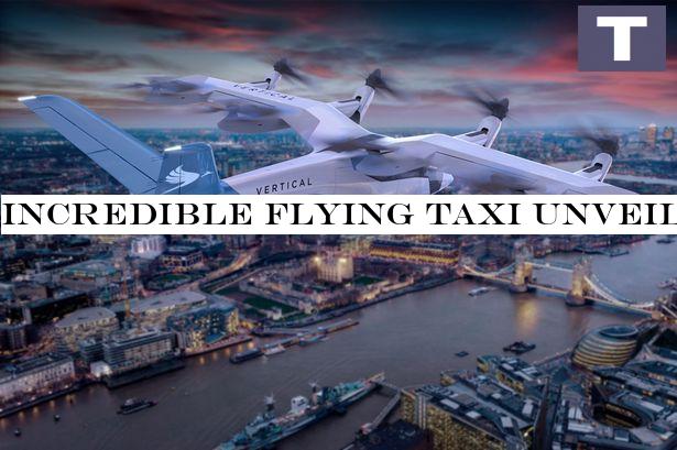 Incredible flying taxi unveiled - and it could start taking passengers by 2024