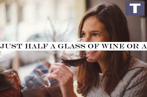 Just half a glass of wine or a small beer a day can lead to obesity, study warns