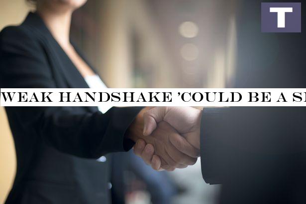 Weak handshake 'could be a sign of Type 2 diabetes in later life', study claims
