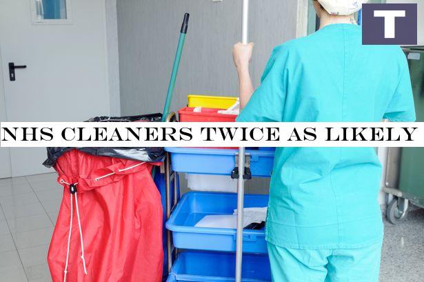 NHS cleaners twice as likely to be infected with Covid-19 than frontline doctors