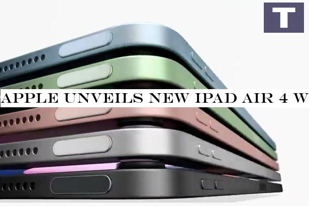Apple unveils new iPad Air 4 with Touch ID integrated in top button