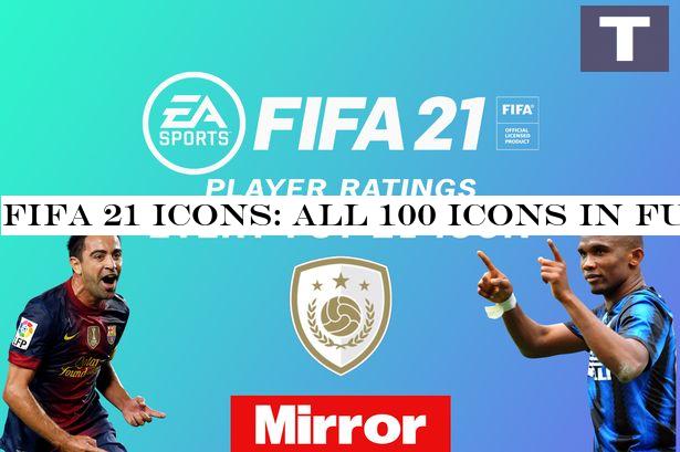 FIFA 21 Icons: All 100 Icons in FUT 21 confirmed including Samuel Eto'o and Xavi