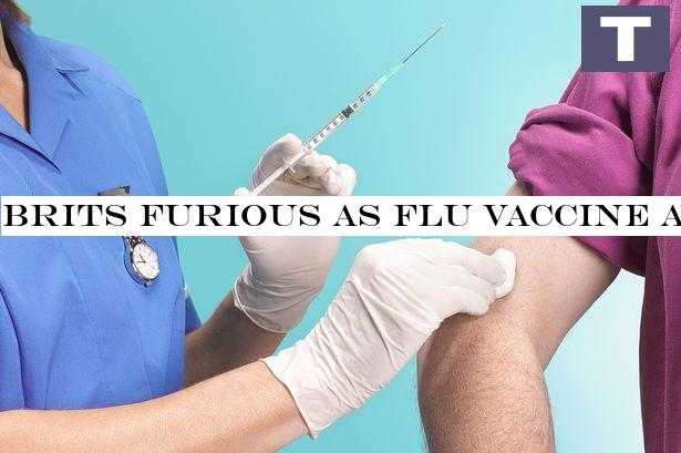 Brits furious as flu vaccine appointments delayed - raising fears of shortage