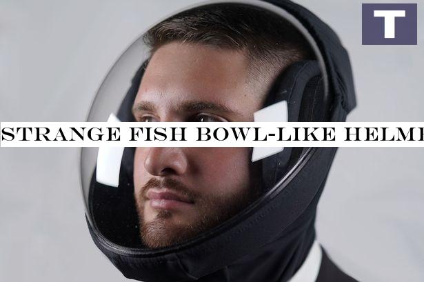 Strange fish bowl-like helmet goes on sale as face mask alternative
