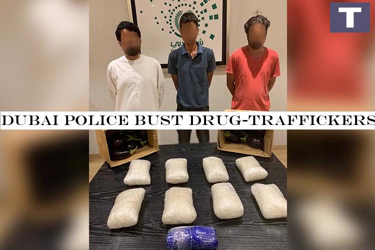 Dubai police bust drug-traffickers' gang, seize 9kg of crystal and hashish