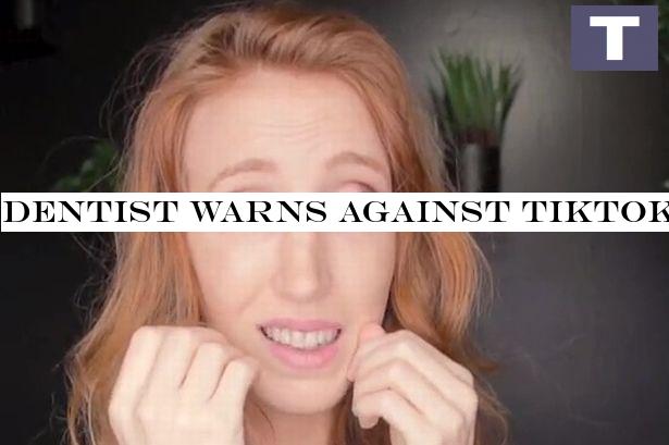 Dentist warns against TikTok trend which sees people floss their teeth with hair