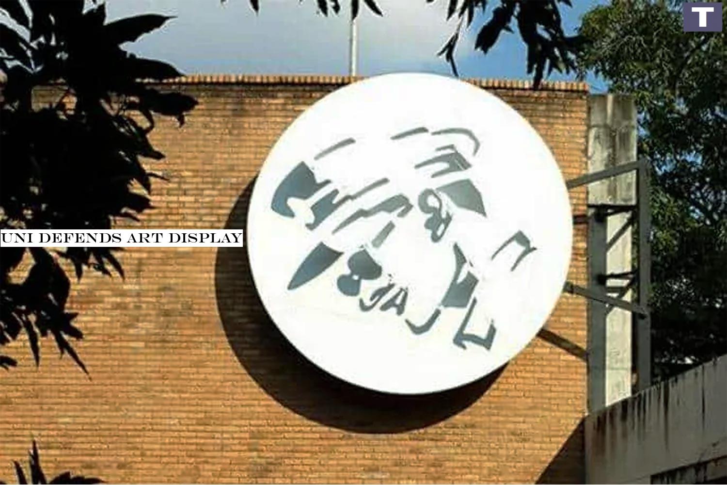 Uni defends art display
