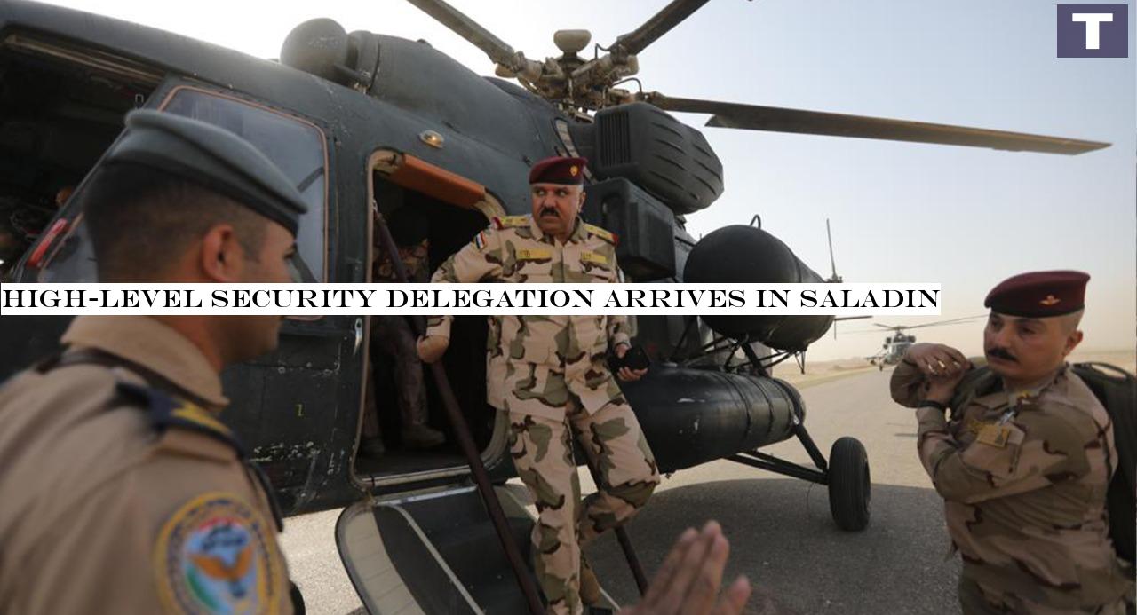 High-level security delegation arrives in Saladin