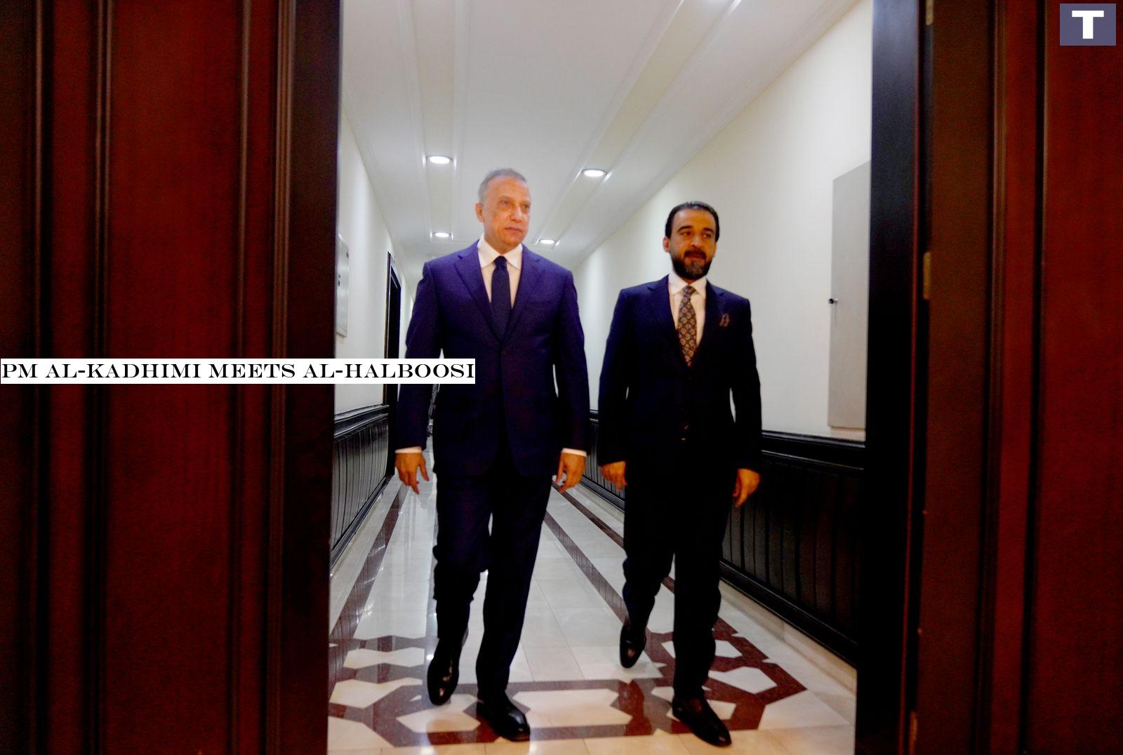 PM al-Kadhimi meets al-Halboosi