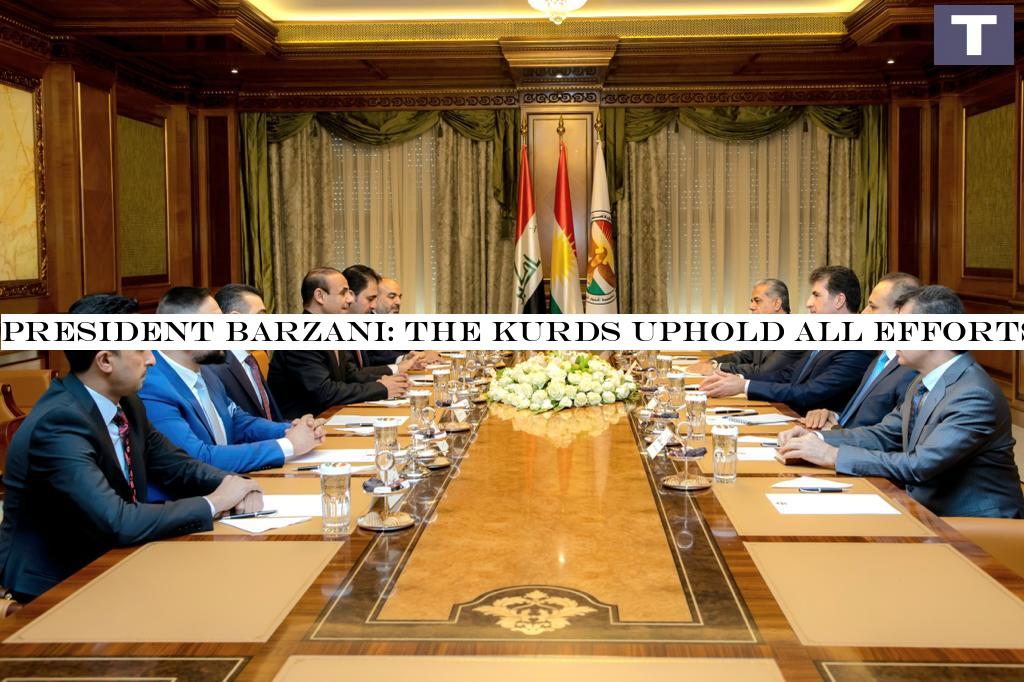 President Barzani: the Kurds uphold all efforts to unravel the political deadlock