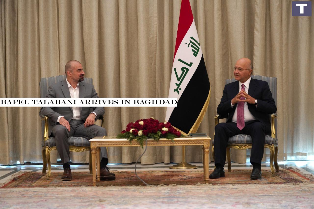 Bafel Talabani arrives in Baghdad