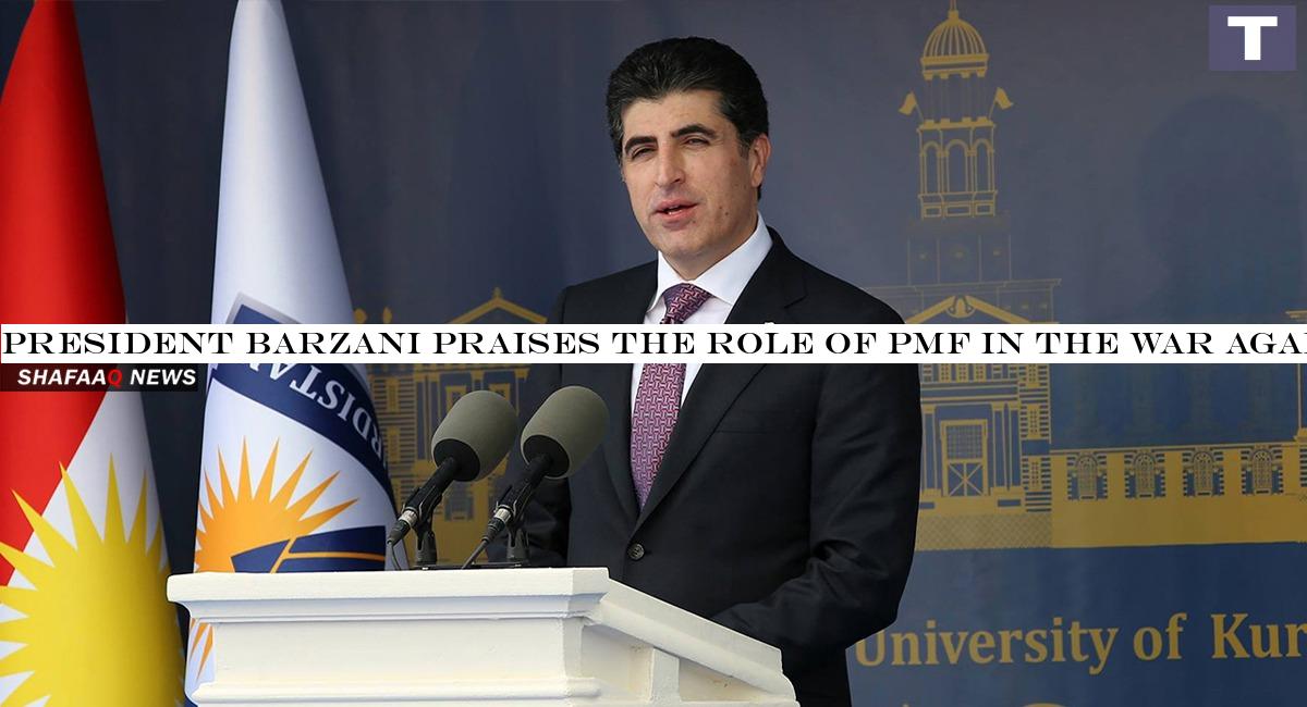 President Barzani praises the role of PMF in the war against ISIS