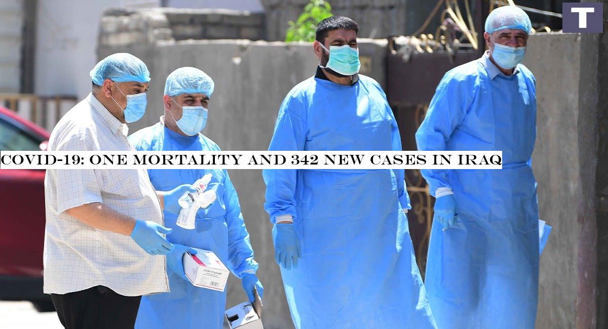 COVID-19: one mortality and 342 new cases in Iraq