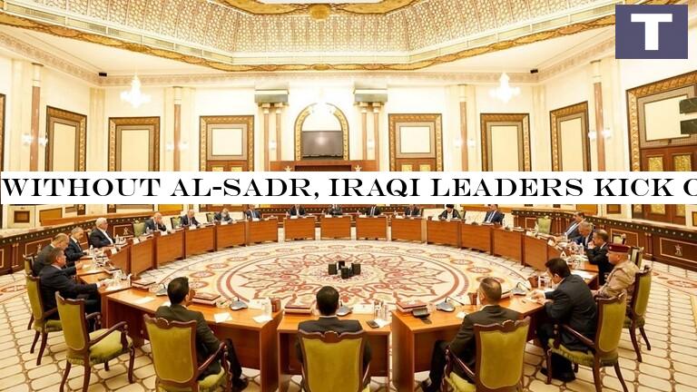 Without al-Sadr, Iraqi leaders kick off a key meeting to end political impasse