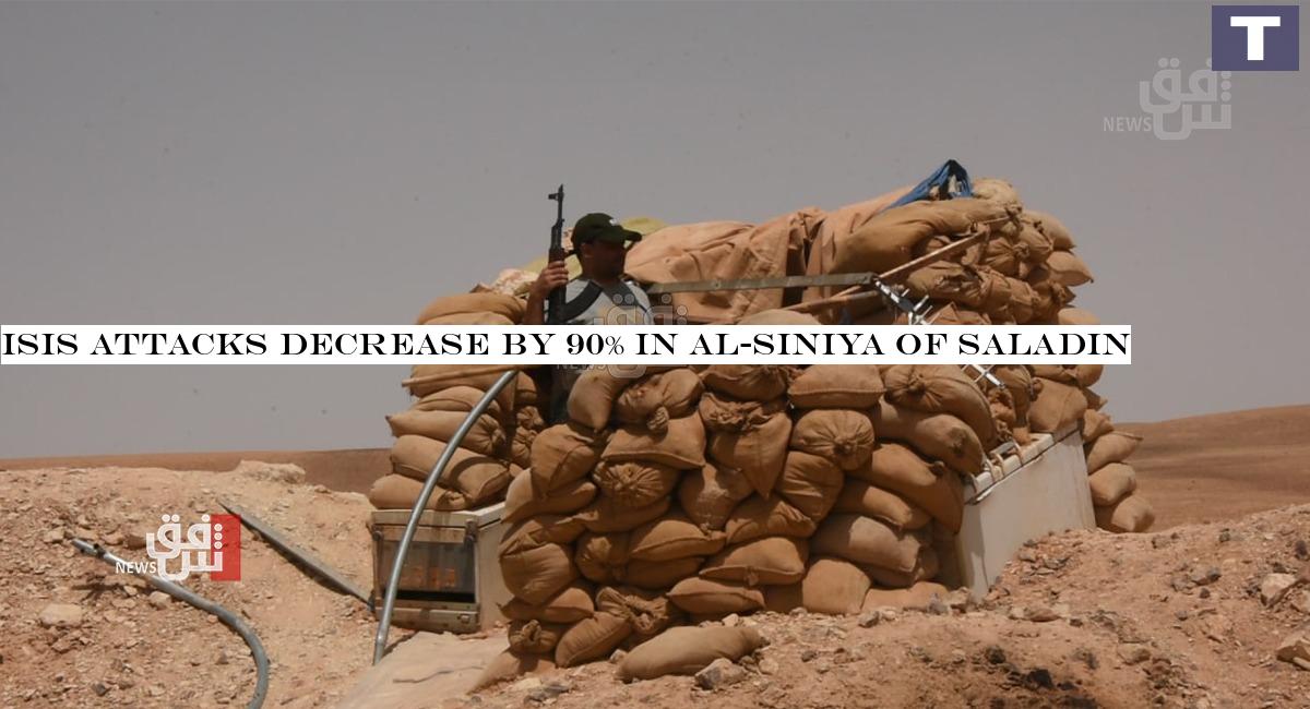 ISIS attacks decrease by 90% in Al-Siniya of Saladin