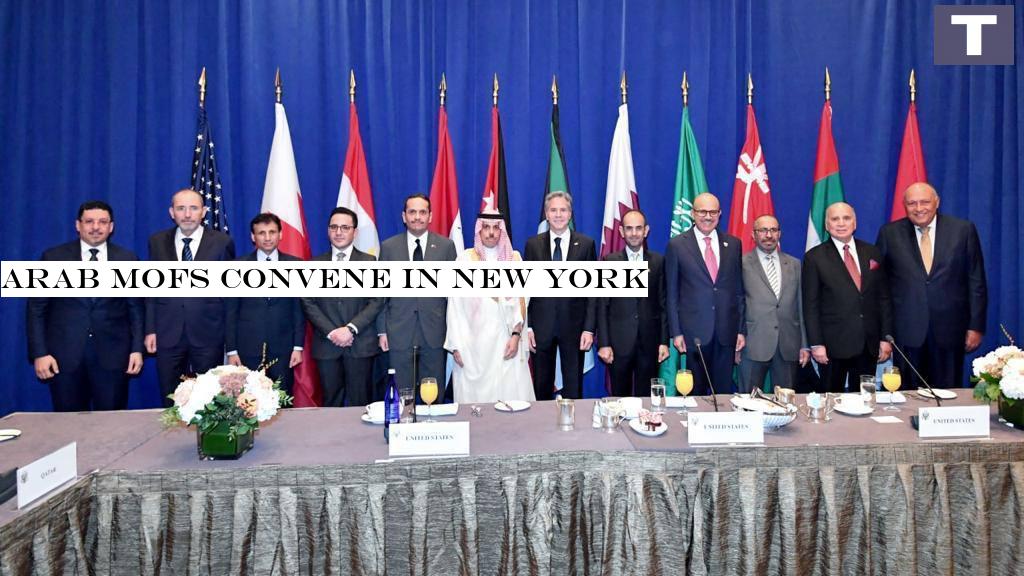 Arab MoFs convene in New York