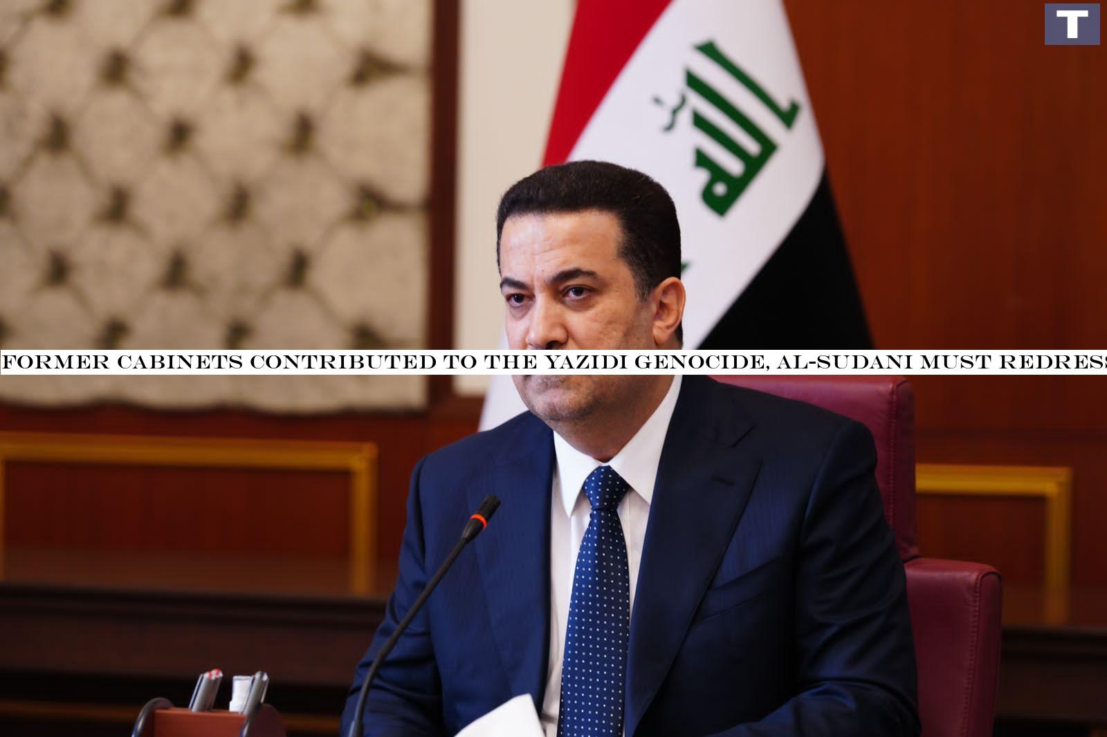 Former cabinets contributed to the Yazidi genocide, al-Sudani must redress: MP