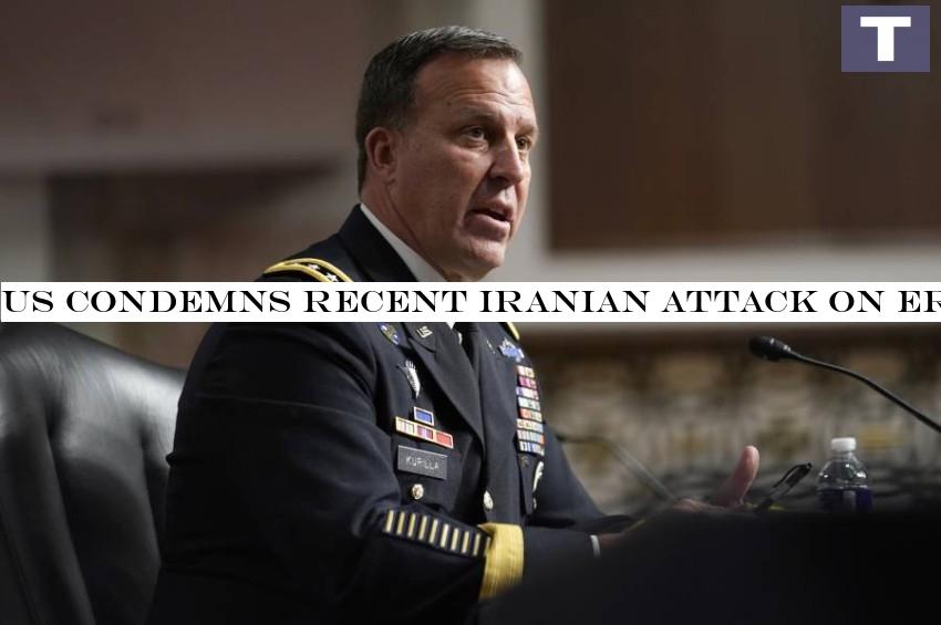 US condemns recent Iranian attack on Erbil