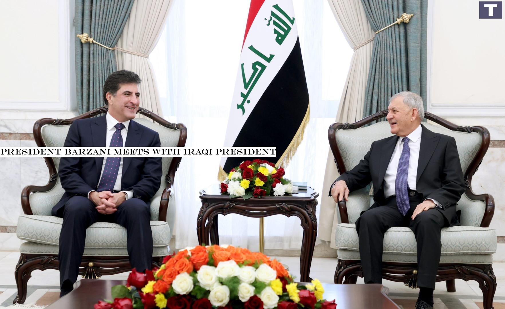 President Barzani meets with Iraqi President