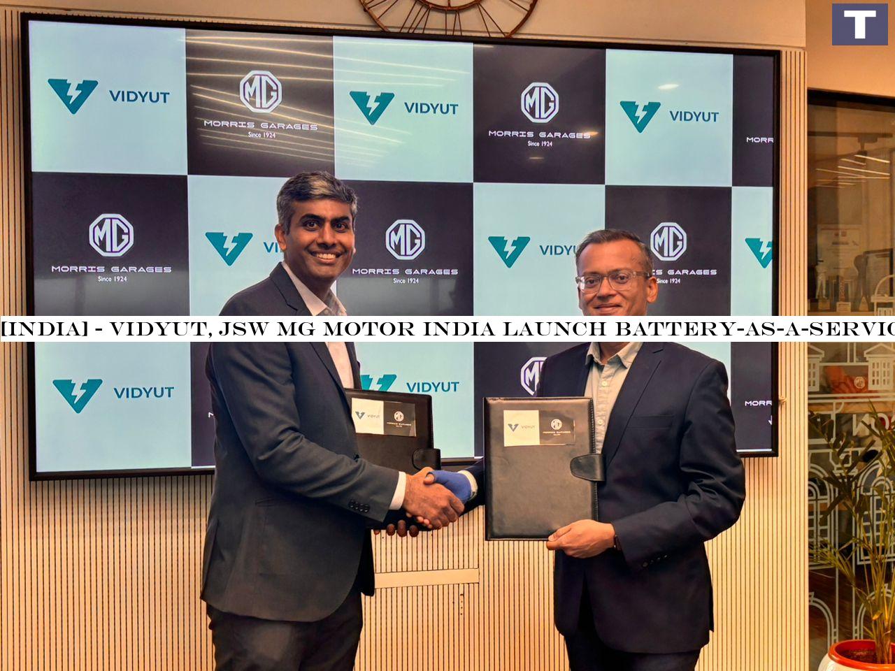 Vidyut partners with JSW MG Motor India Vidyut partners with JSW MG Motor India