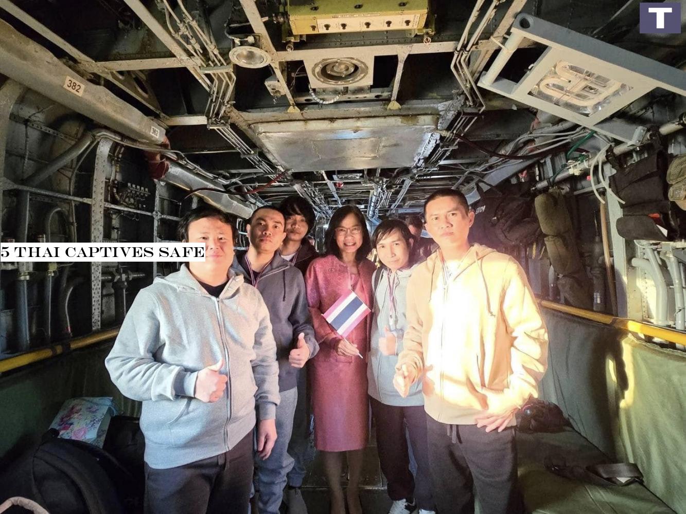 5 Thai hostages safe